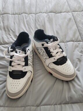 ✨Missoni Luxury Leather Sneakers – White/Black/Grey – NWT – Size 36 – MSRP $553